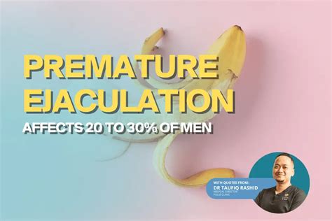 Managing premature ejaculation